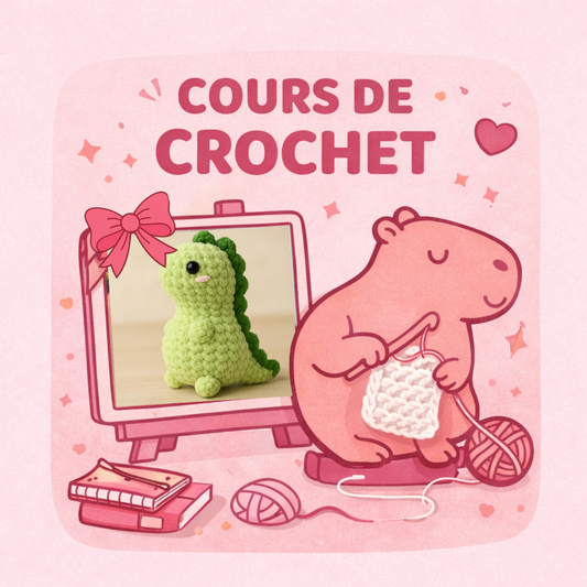 Cours de crochet du Mercredi 18 février✨🦕(Intermédiaire)
