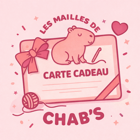 Carte cadeau les Mailles de Chab's